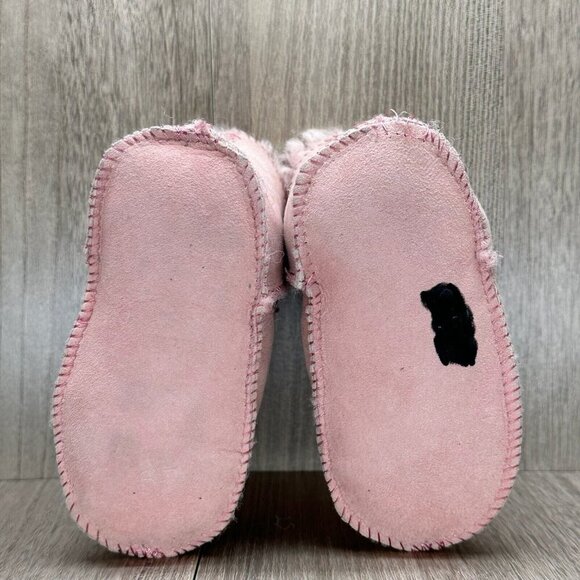 Staheekum Infant Boots Girls Sz XL Very Warm Shearling Lined Booties Suede Pink - Picture 11 of 12